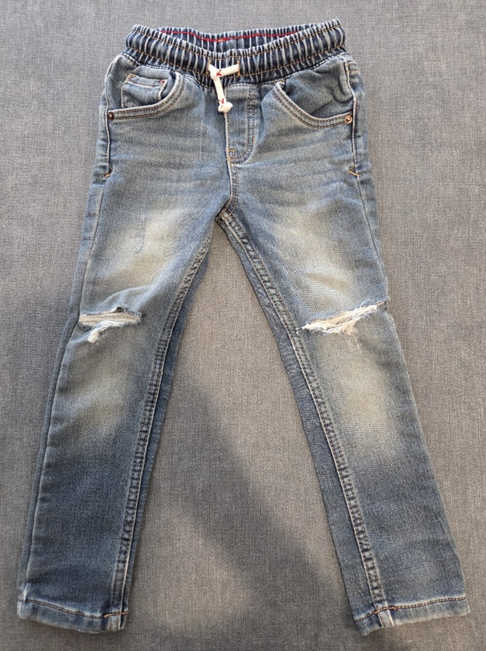 Boys Target Distressed Skinny Jeans